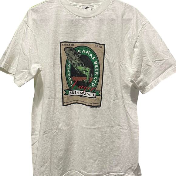Vintage 90s Iguanas Lager Beer 1997 Shirt Adult Large - Picture 1 of 4